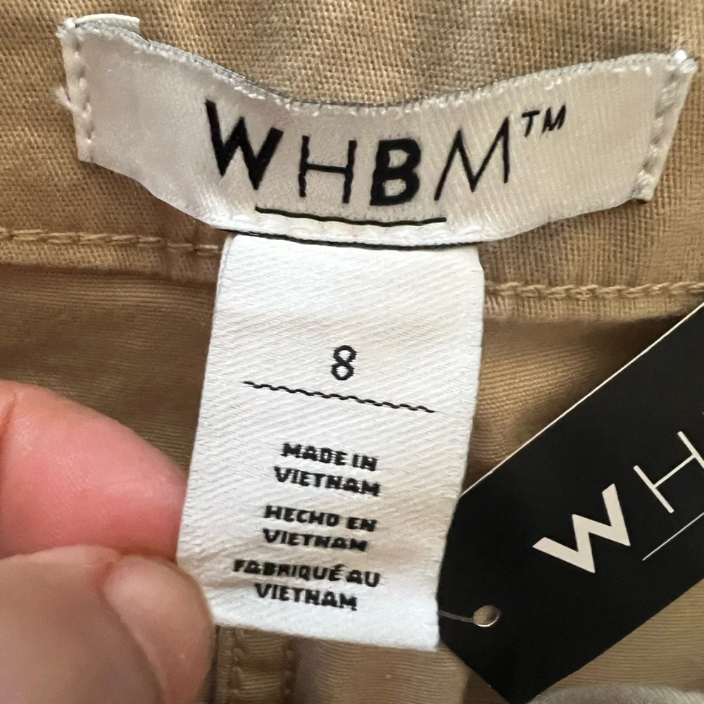 WHBM Casual Utility Skirt size 8